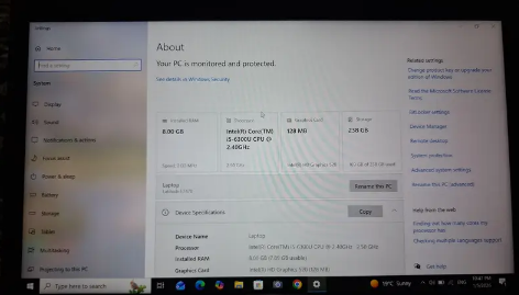 Dell Latitude i5 6th _256GB SSD | 8G Ram | Window 10 Pro