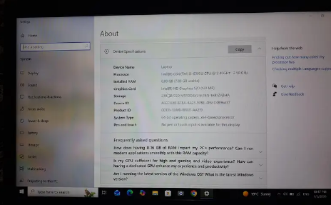 Dell Latitude i5 6th _256GB SSD | 8G Ram | Window 10 Pro