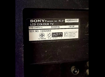 LCD TV SONY BRAVIA 40”