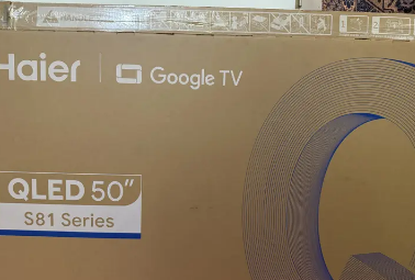 Haier 50″ QLED 4K Smart TV–Model H50S81EUX (Google TV)