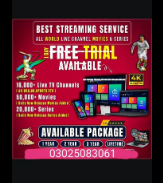 Best IPTV service No Buffering No FREEZING Very good Price 03025083061