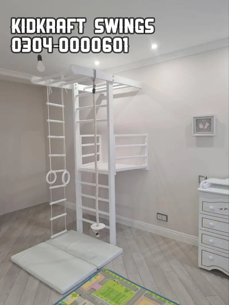 swings, slides, seesaws, merry-go-rounds, monkey bars, Trampoline, bar