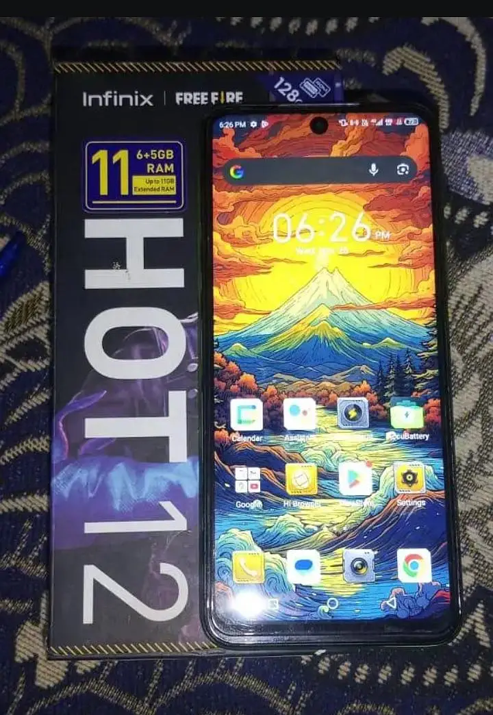 Hot 12 free fire 6 128