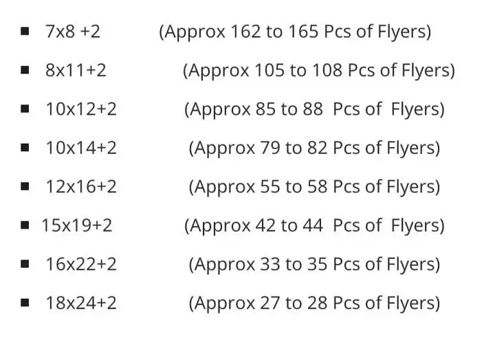 Pocket Flyer Plain Flyers in All Sizes Courier Bags for Secure Packing