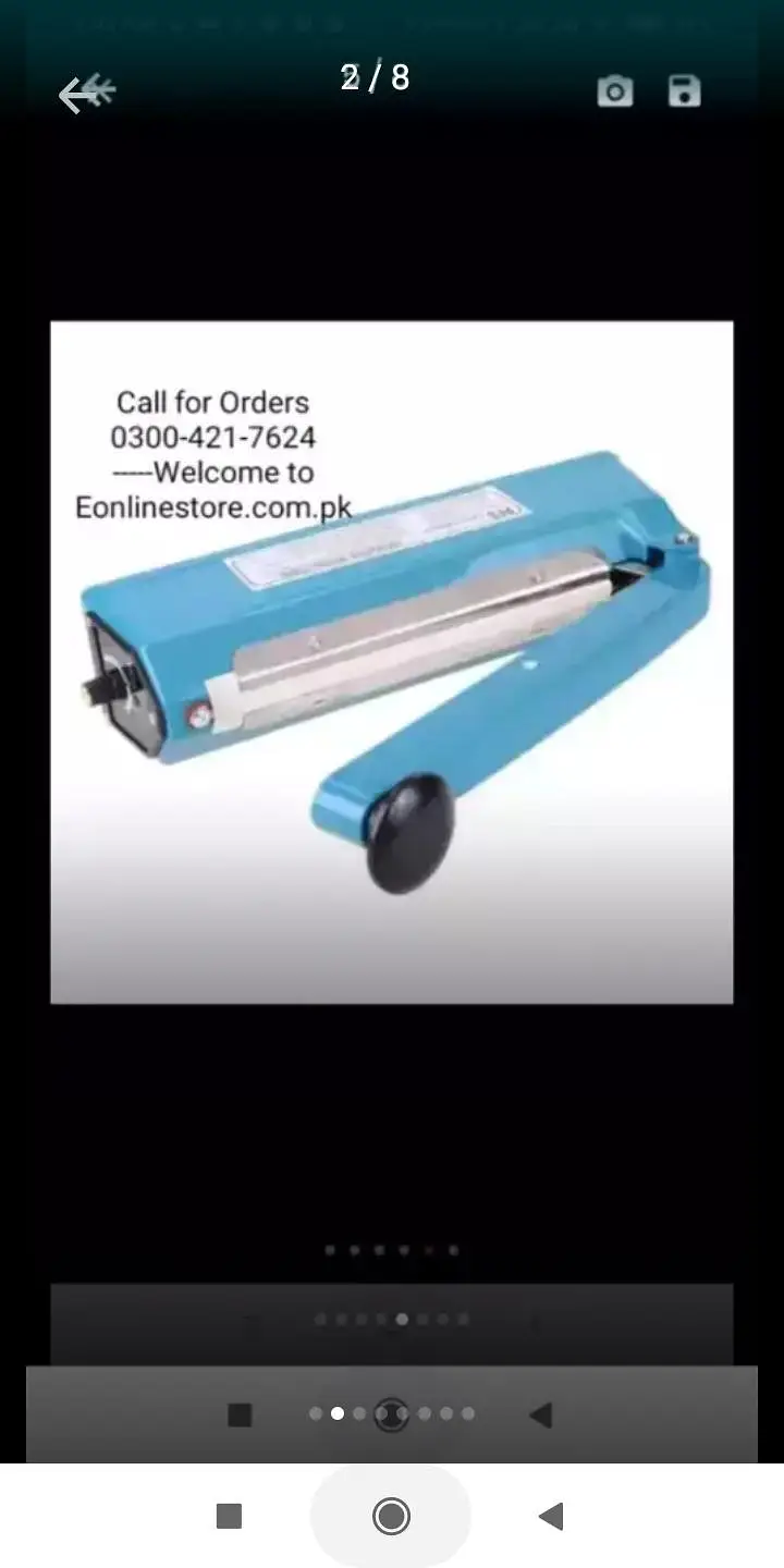 8" hand Impulse 220v sports Sealer equipment sealing machine