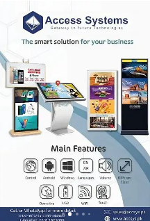 Digital Standee Interactive Touch Screen Kiosk Smart Podium Rostrum