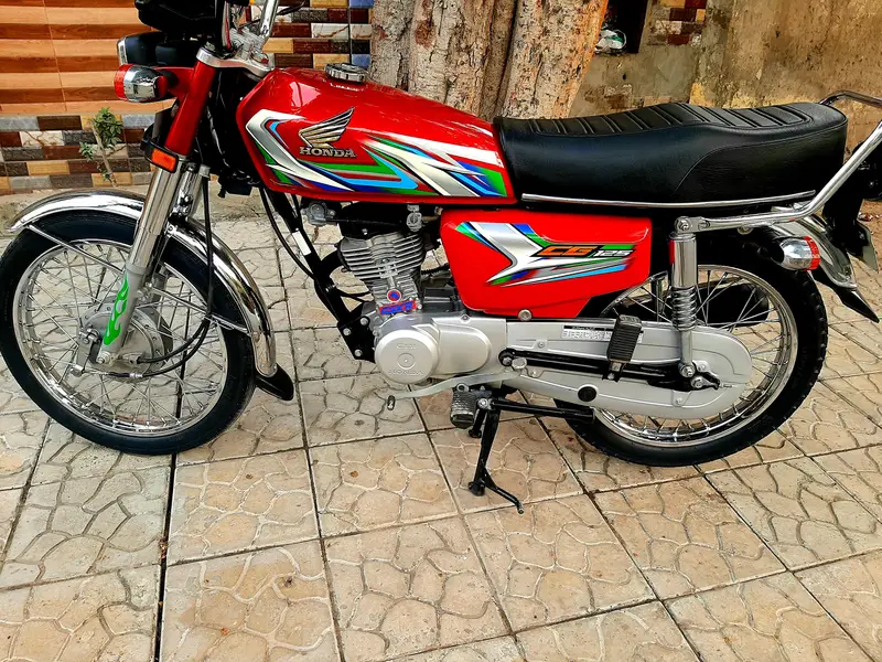 Honda CG 125 2023 Red Febulus PREMIUM Class Honda FOR SALE!