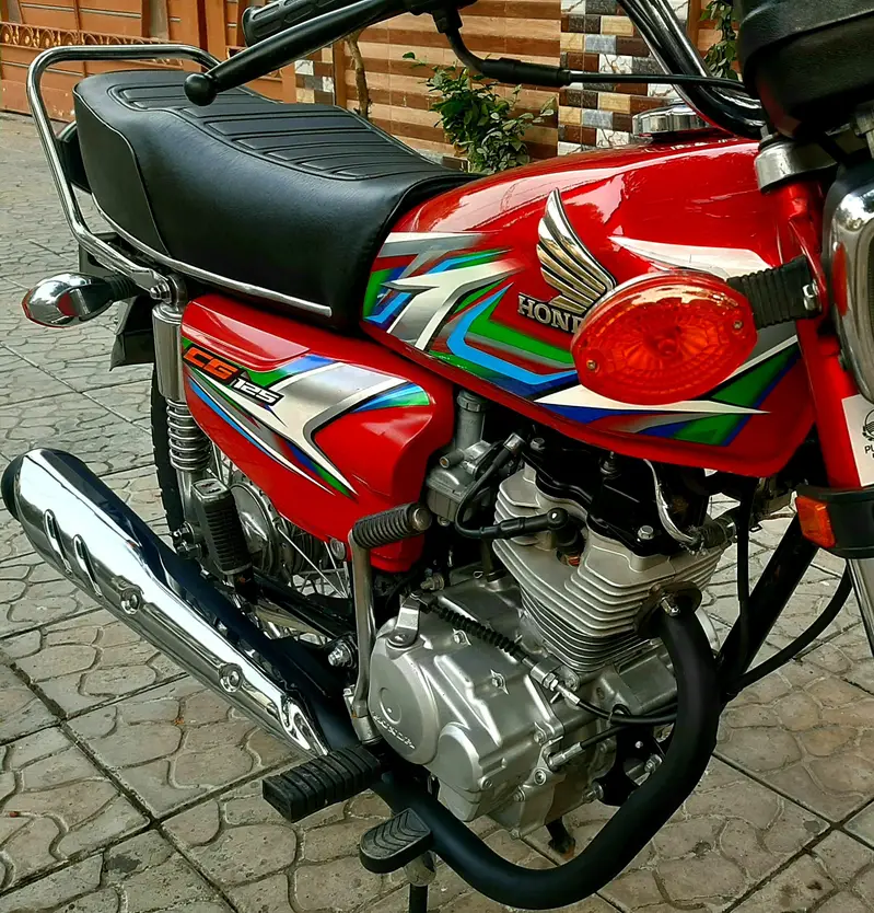 Honda CG 125 2023 Red Febulus PREMIUM Class Honda FOR SALE!