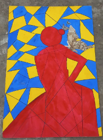 I made canvas and lasni sheet etc.