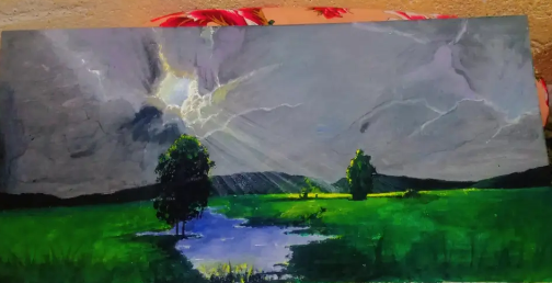 My Arts | Canvas painting | Scenery