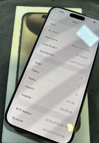 Iphone 15 pro max Pta Approved