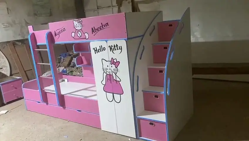 Bunk bed | Kid wooden bunker bed | Baby bed | Double bed | Triple bed