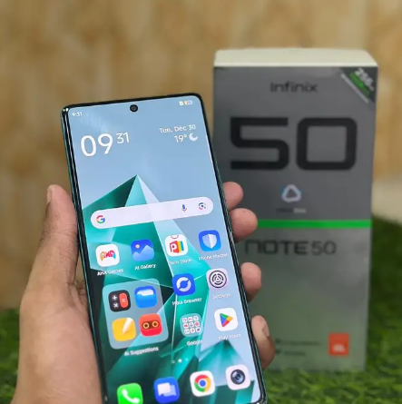 Infinix Note 50 8gb Ram 256gb Storage With Box & Charger