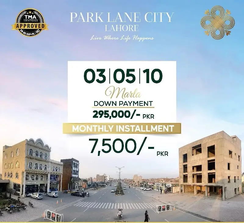 3-Marla Plots Available On Installment At Very Low Price In LDA Approved Society.