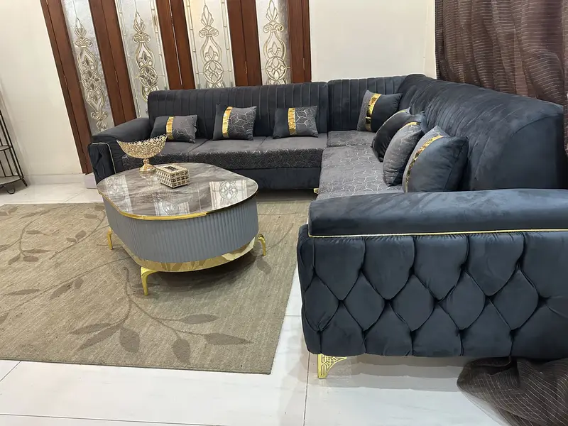 Urgent Home Furniture For Sale | Sofa set | 6 seater | L shape sofa