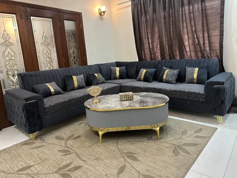 Urgent Home Furniture For Sale | Sofa set | 6 seater | L shape sofa