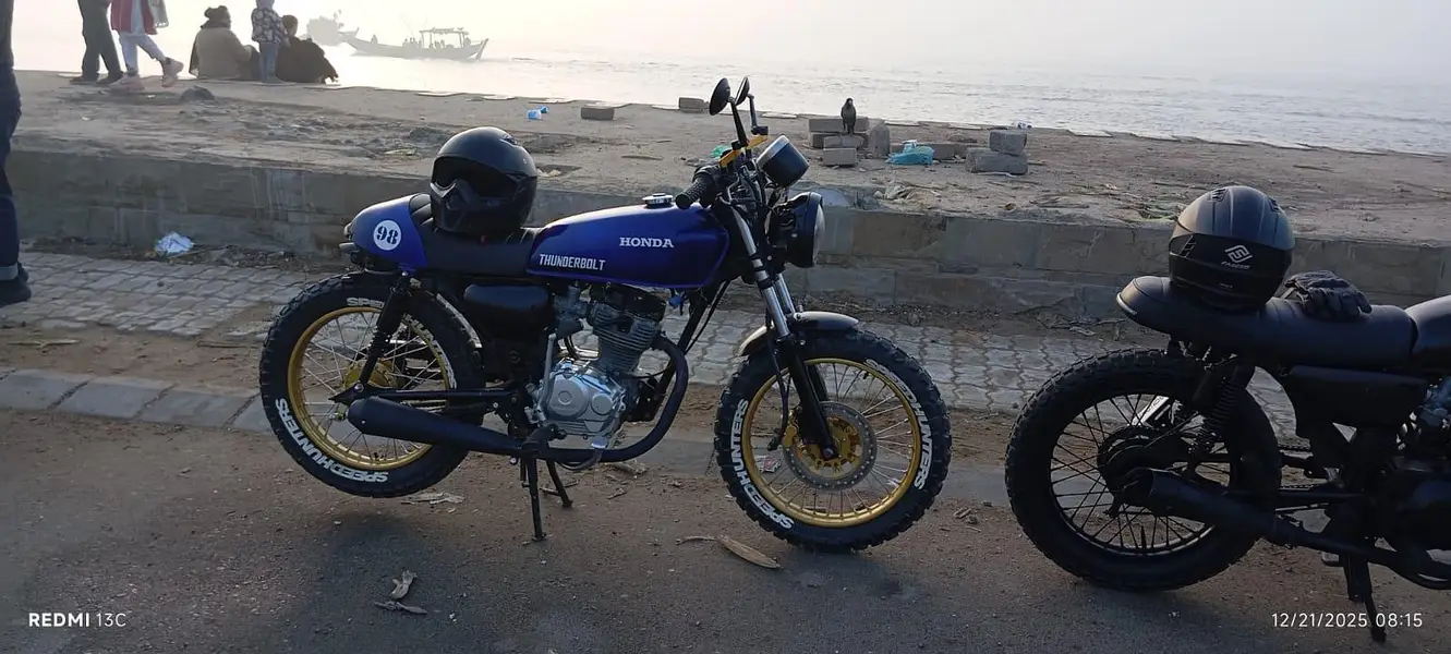 honda cg125 scrambler custom built
