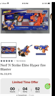 Nerf (HYPERFIRE ELITE) and (ELITE DEMOLISHER 2in1)