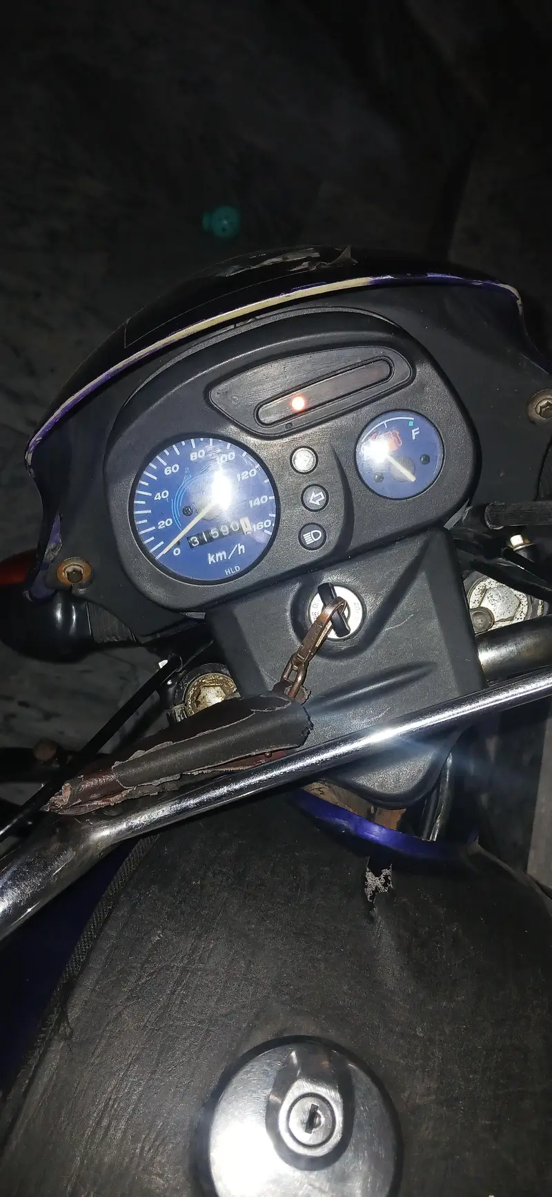 Super Star 100cc Self Start (Blue--Sports Look)