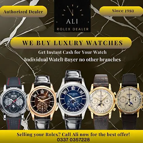 Rolex Buyer - Omega Cartier Breitling Piaget Tudor Ulysse Nardin IWC