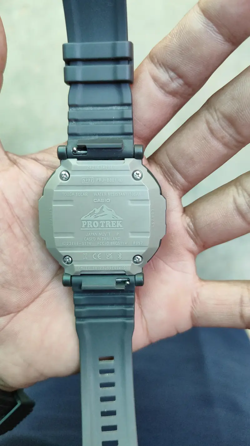 Casio Pro Trek though solor PRJ-B001