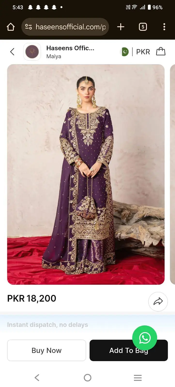 Haseens Official Suit