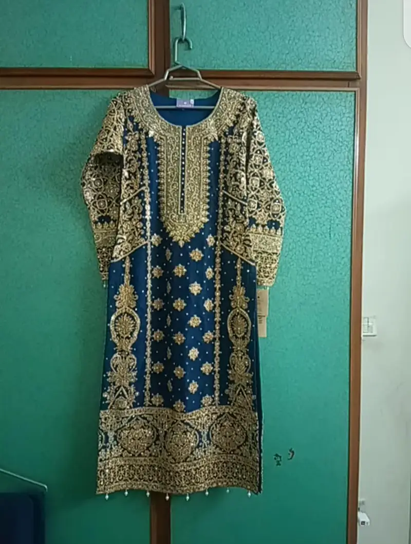 luxury branded formal dress| heavy embroidery| wedding dress