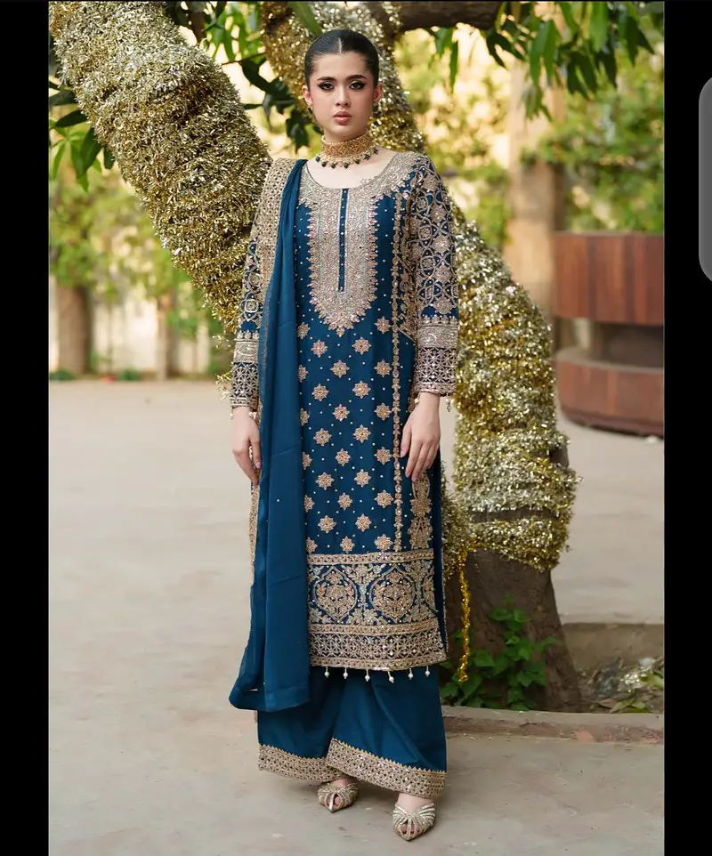 luxury branded formal dress| heavy embroidery| wedding dress