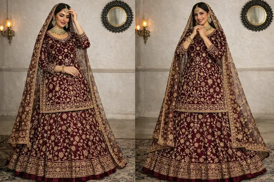 Bridal Sharara | Wedding Dress | Bridal Dress| Barat Dress | Bridal
