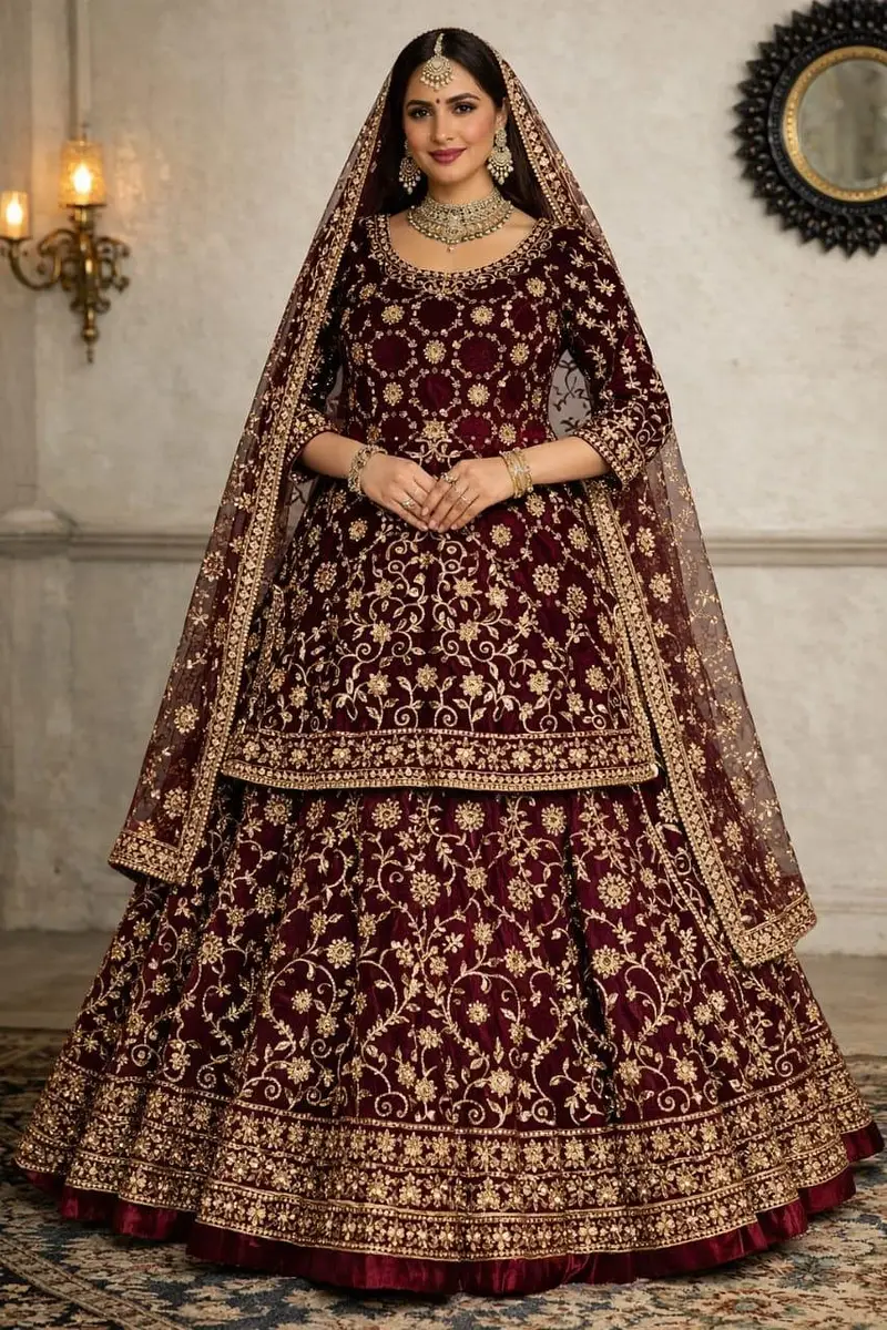 Bridal Sharara | Wedding Dress | Bridal Dress| Barat Dress | Bridal