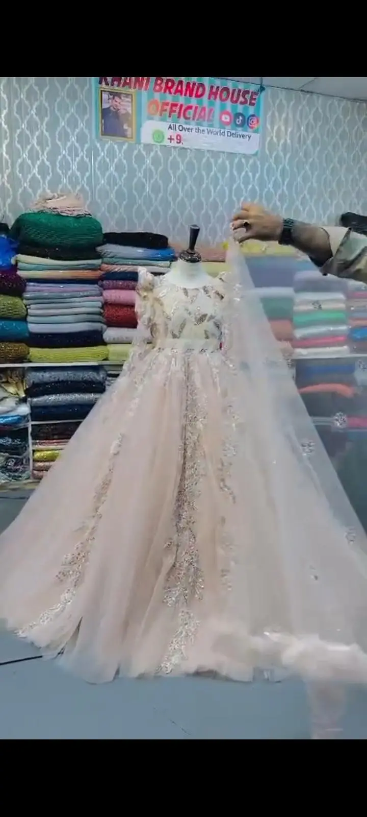 Reception bridal barbie dress