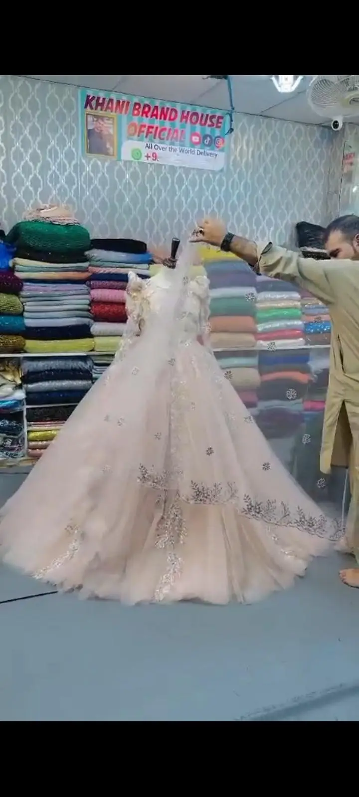 Reception bridal barbie dress