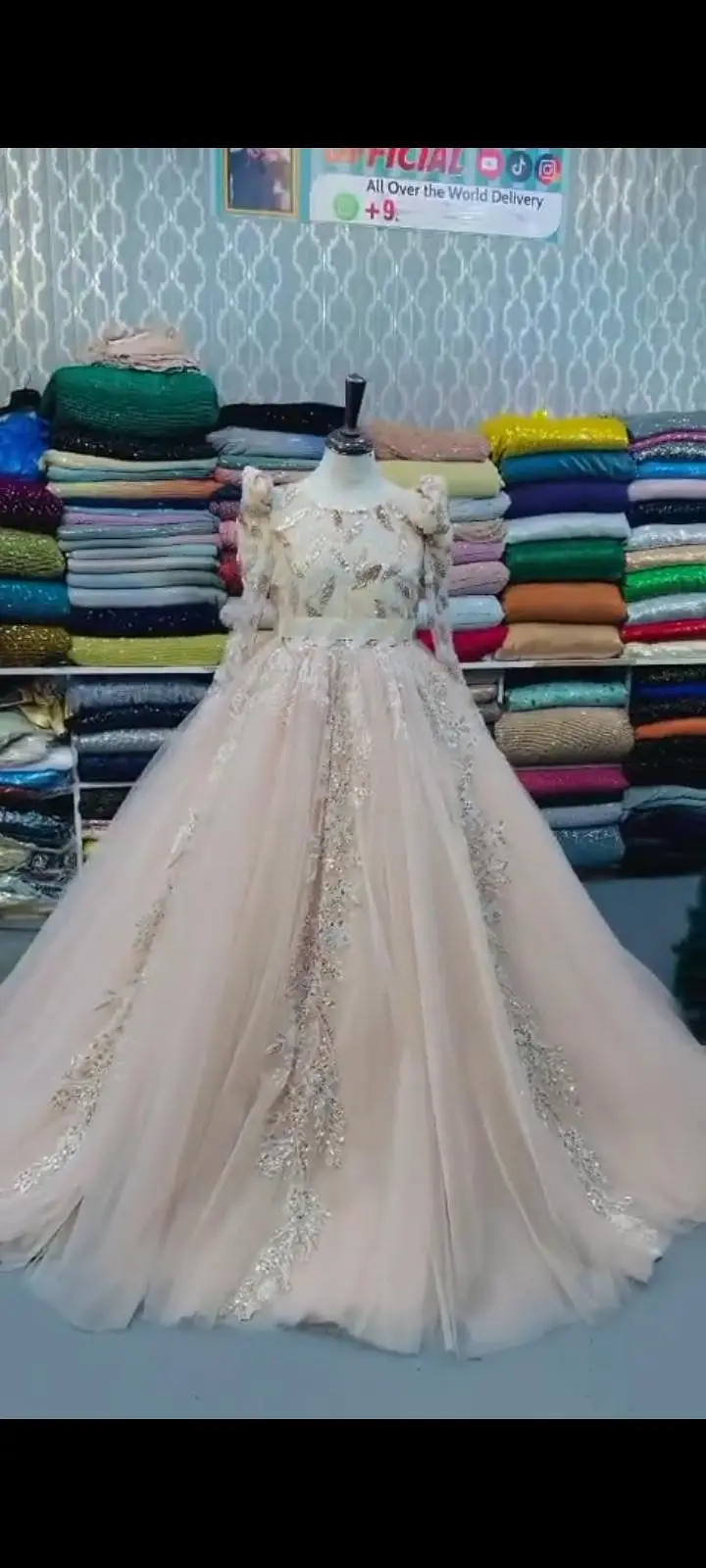 Reception bridal barbie dress