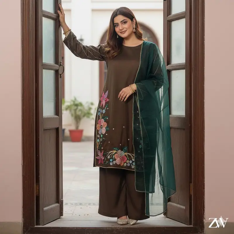 ladies dress / unstitched dress/ 2pc 3 pc suits/ winter collection