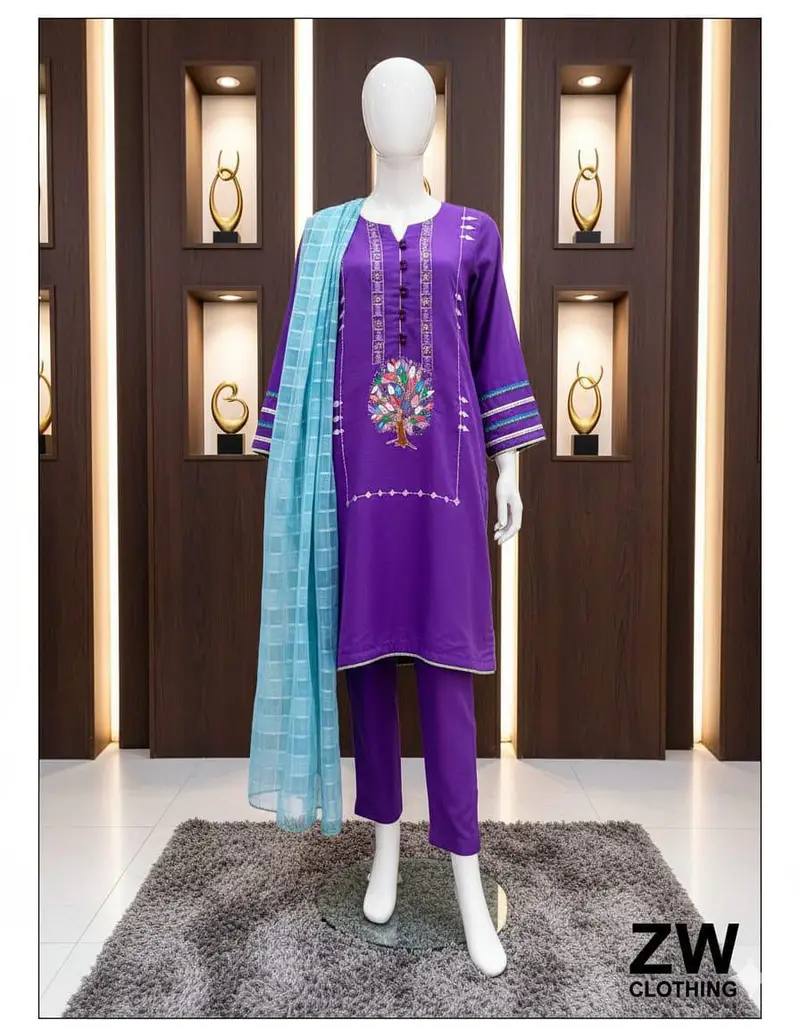 ladies dress / unstitched dress/ 2pc 3 pc suits/ winter collection