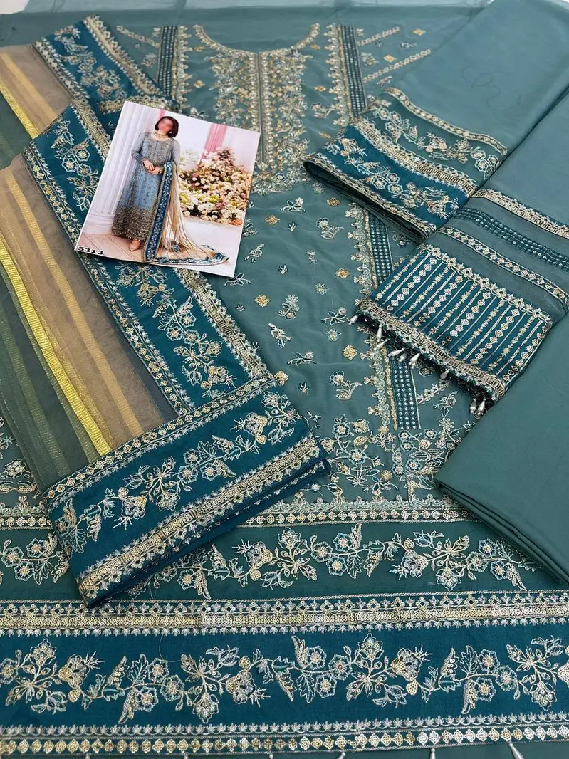 women dresses / unstitches dress /embroidery fancy dresses