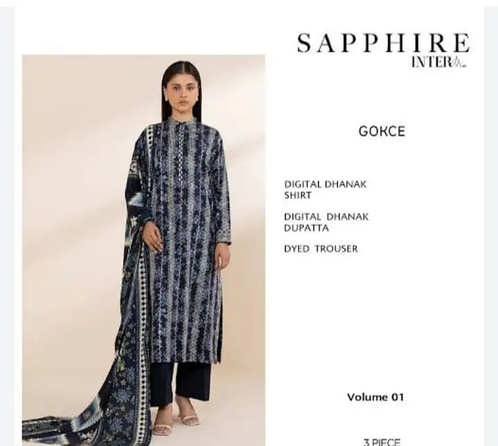 unstitched suit / ladies 3pcs / party wear suit / 3pcs suit for sale