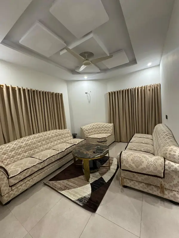 Fully Furnished 3 Bedroom Drawing Dining Luxury Villa On Per Day Rent 13 Thousand is Available In Ali Block Bharia Town Karachi