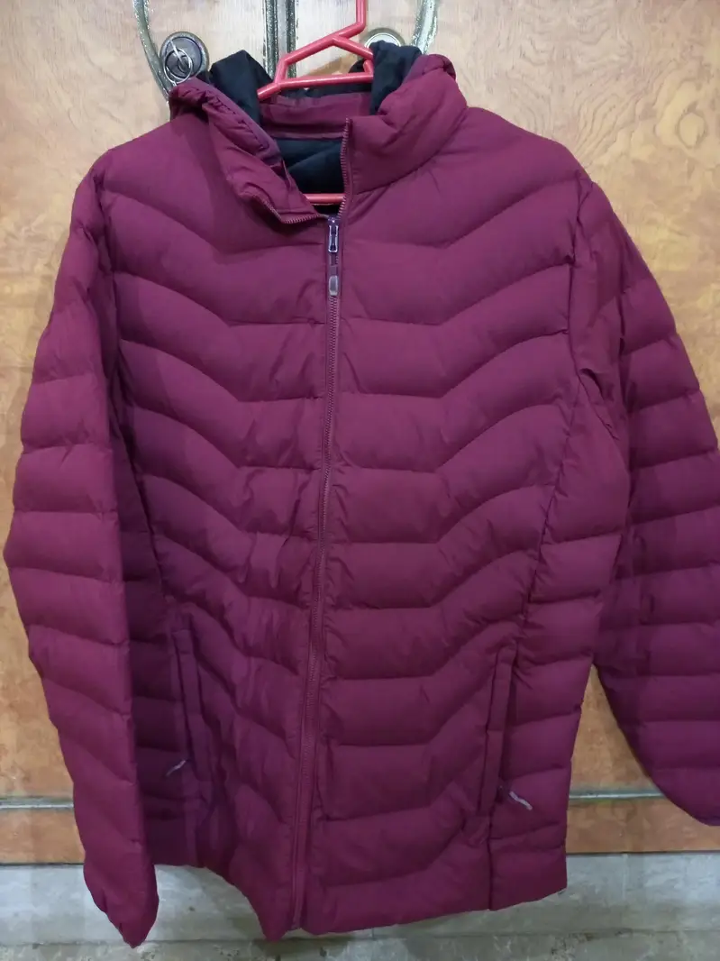 Mehroon Color Puffer Jacket