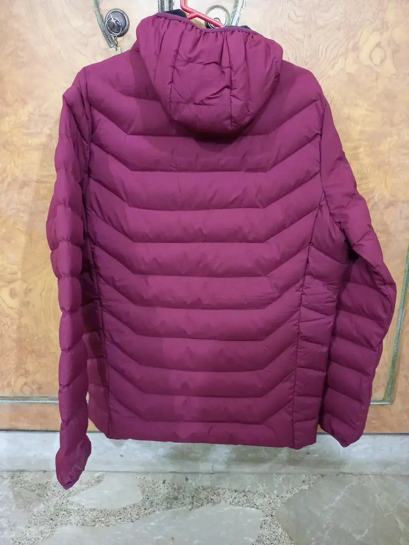 Mehroon Color Puffer Jacket