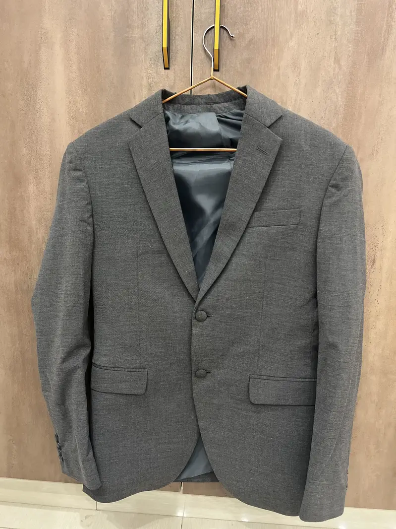 Two piece grey suit