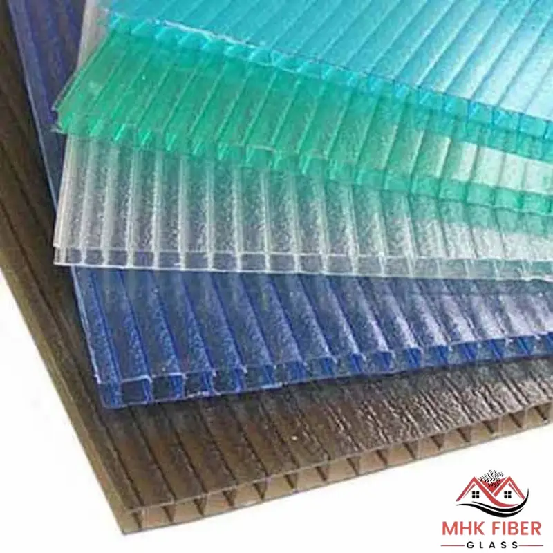 Polycarbonate Hollow Sheets at MHK Fiber Glass best price on discount