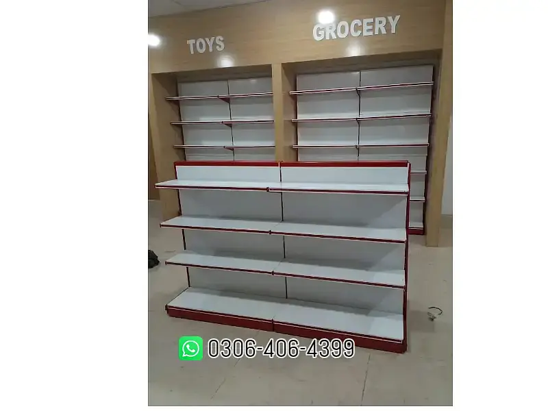 Super store racks/ wall rack/ Gondola Rack/ Cash Counter/ Trolleys