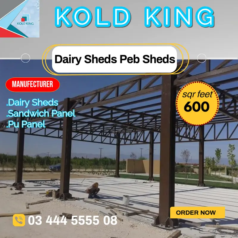Prefab Engineering Building Steel structure Dairy sheds Farm sheds