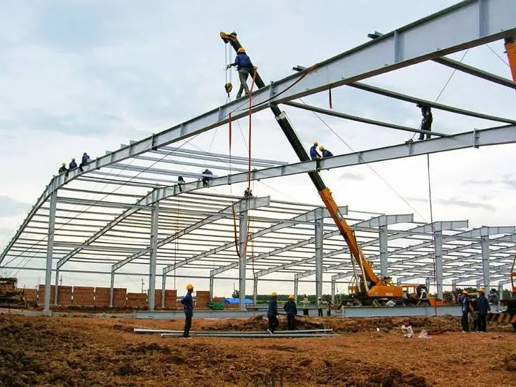 Prefab Engineering Building Steel structure Dairy sheds Farm sheds