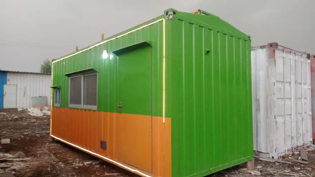 marketing container office container prefabicated cabin shops porta