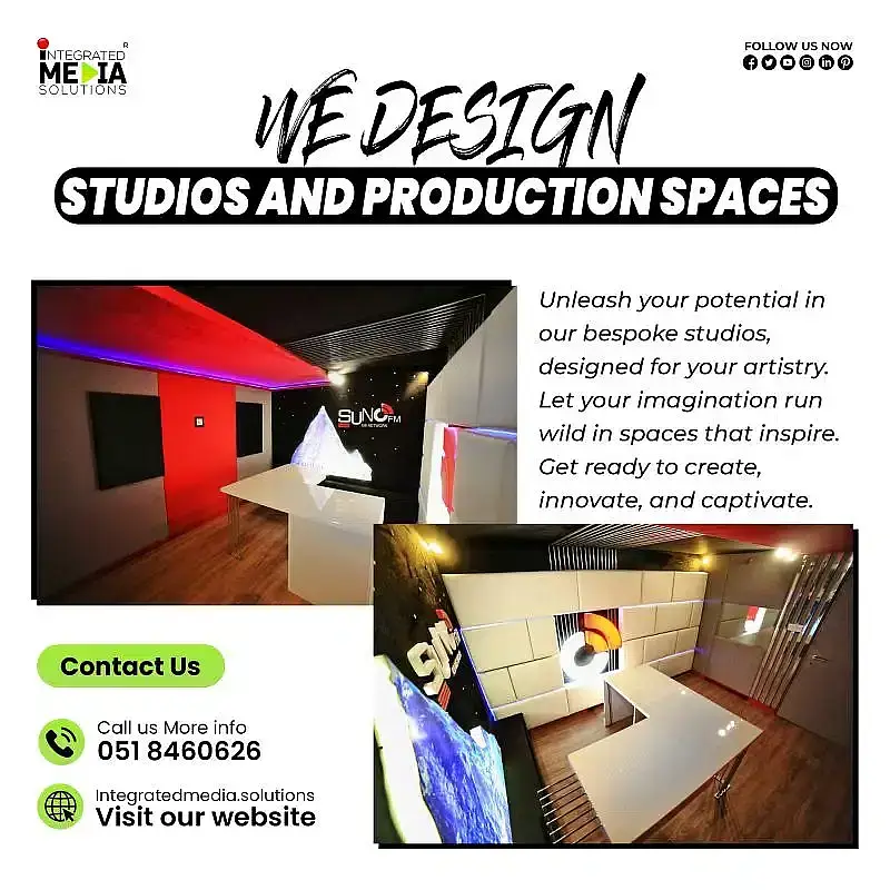 Acoustical Panels, Soundproof, Eco Absorption Panels Podcast Studio