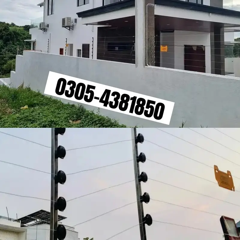 electric fence , electric fence material , barbed claded wire for sal