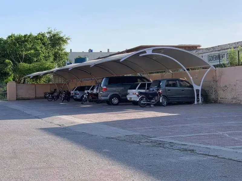 Car parking shade | Tensile shed | Upvc sheds | Car porch | Wall moun