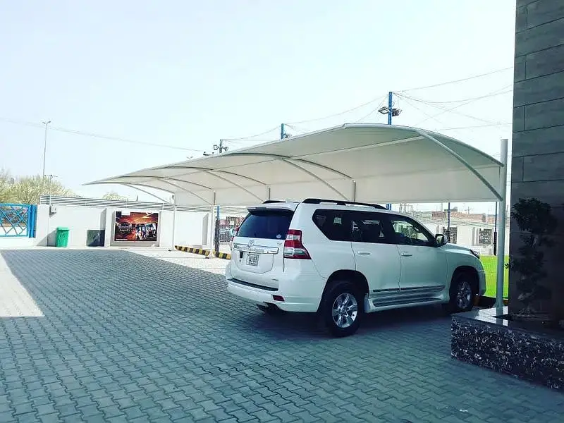 Car parking shade | Tensile shed | Upvc sheds | Car porch | Wall moun